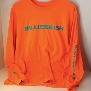 Billie Eilish Long Sleeve Band Tee T-shirt Men's Large Gorpcore High Visibility